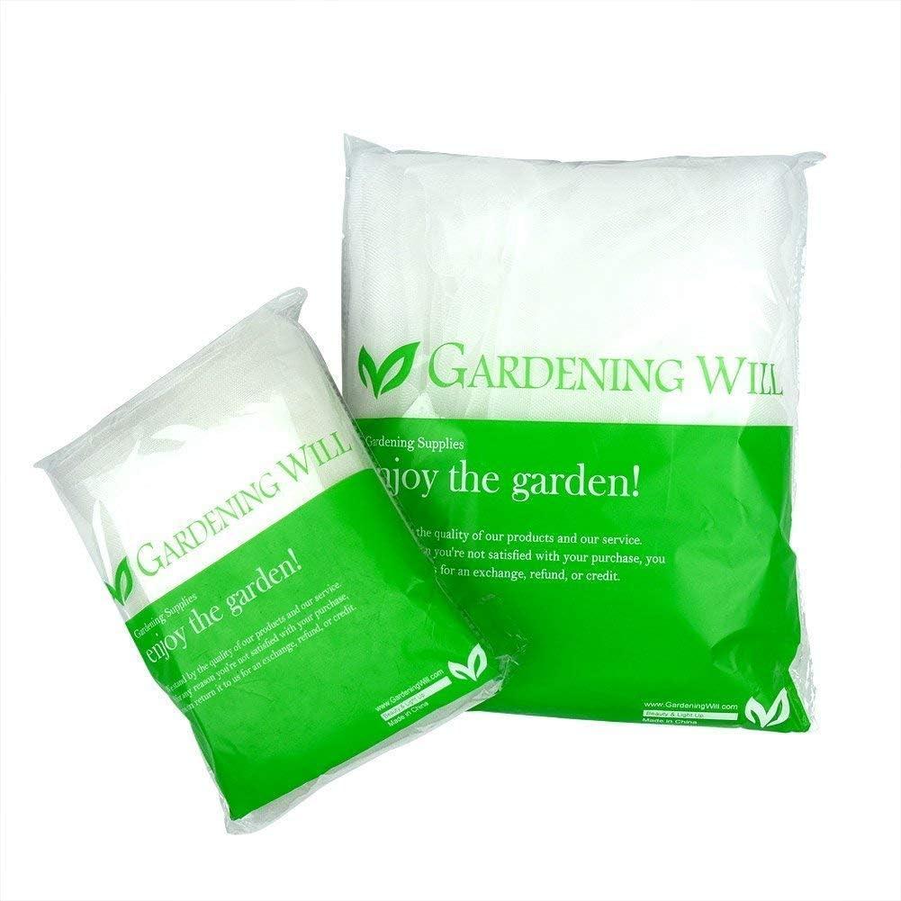 10'x10' Mosquito Bug Insect Bird Net Barrier Hunting Blind Garden Netting for Protect Your Plant Fruits Flower