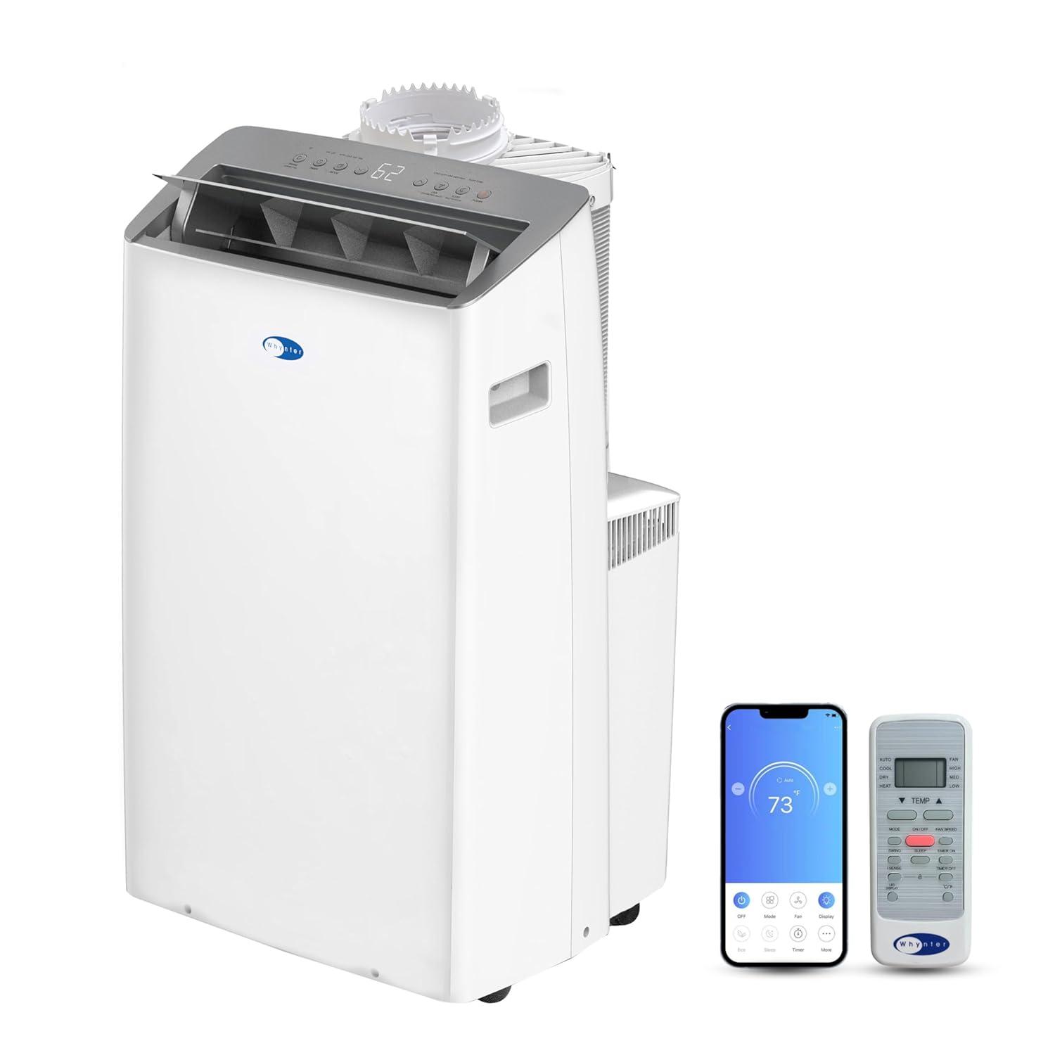 Whynter Whynter 12000 BTU Inverter Dual Hose Portable Air Conditioner for 500 sq. ft. with Smart Wi-Fi