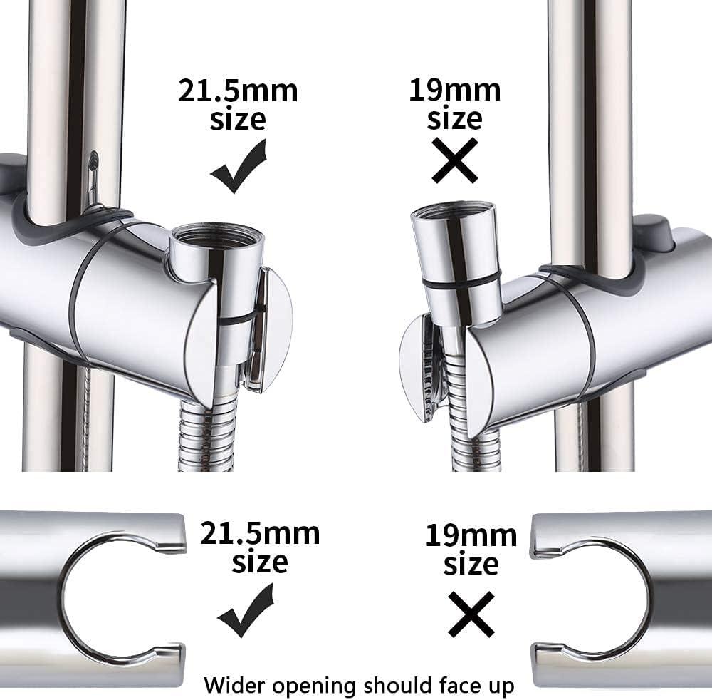 5-Spray Multifunction Deluxe Wall Bar Shower Kit with Hand Shower in Polished Chrome