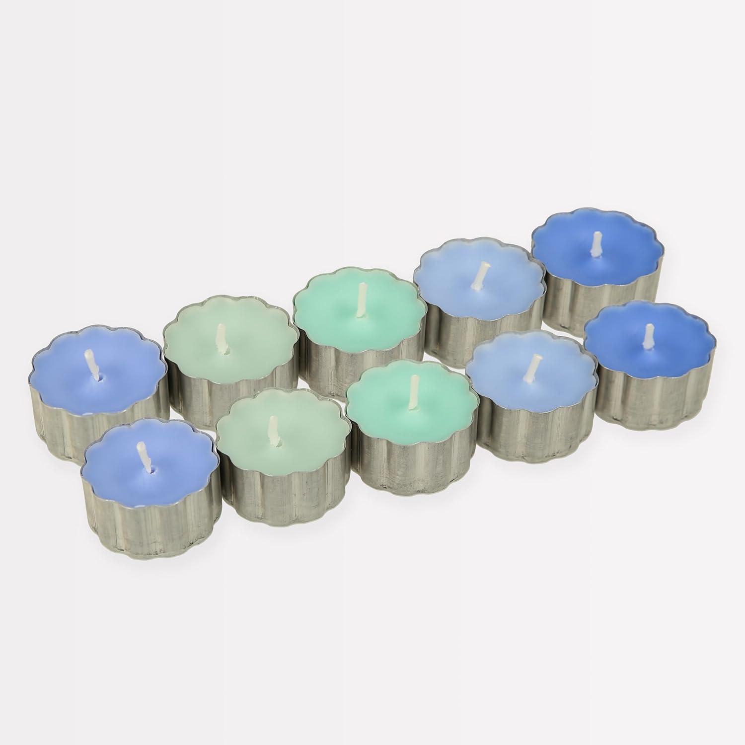 Meri Meri Blue & Green Tealight Candles (Pack of 10)
