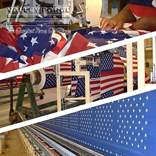3ft x 5ft USA Printed Polyester Cotton Flag Made by Valley Forge