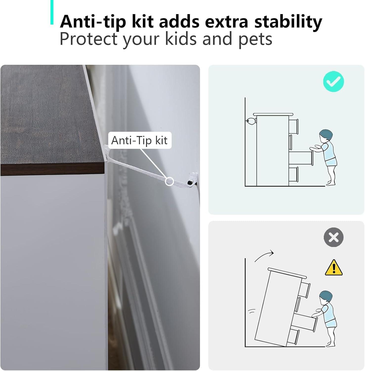 Ebern Designs Farmhouse Cherry Red Curved Tall 4 Drawers Dresser for Bedroom, 4 Chest of Drawers for Closet