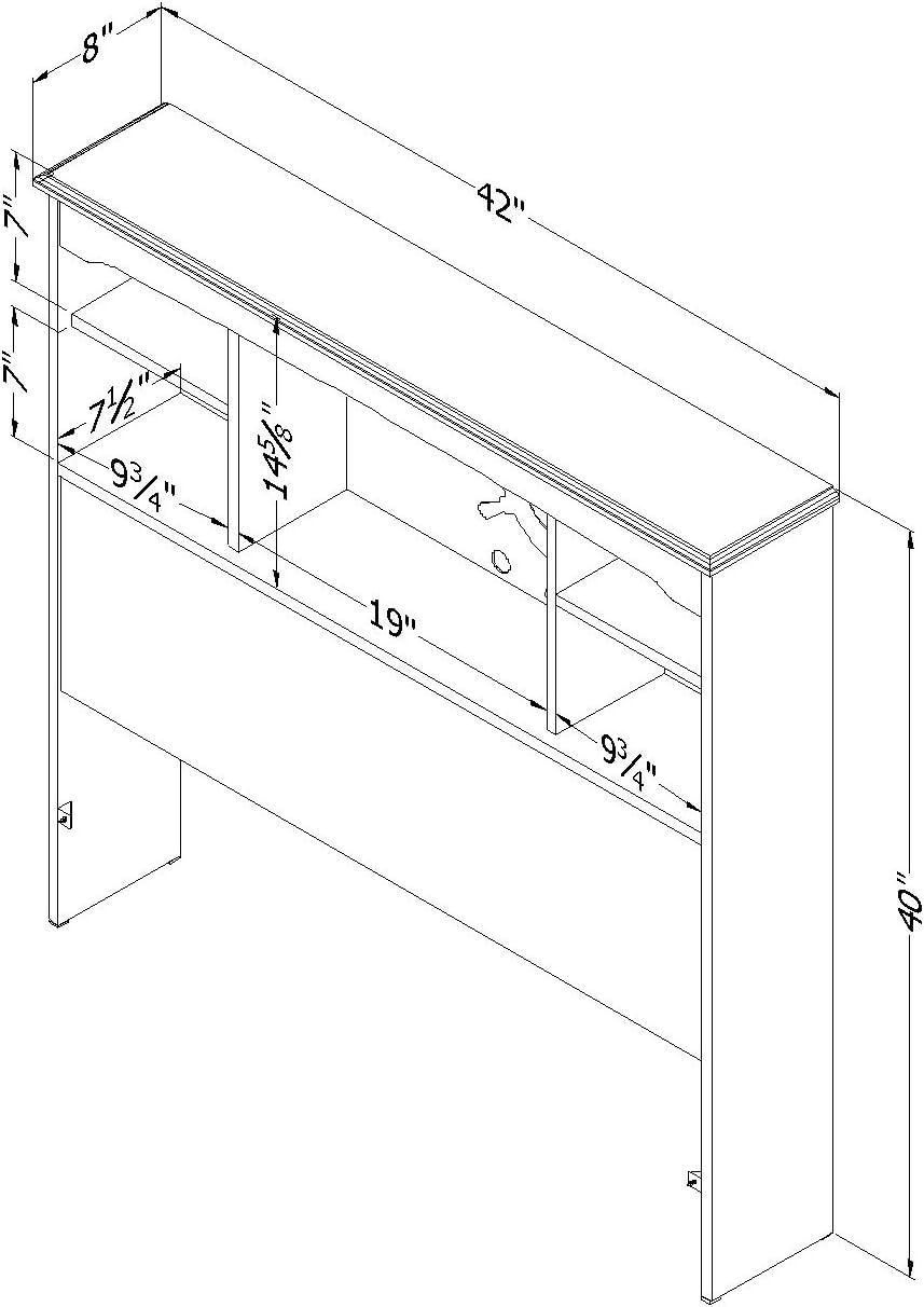 Hoyer Twin Bookcase Headboard