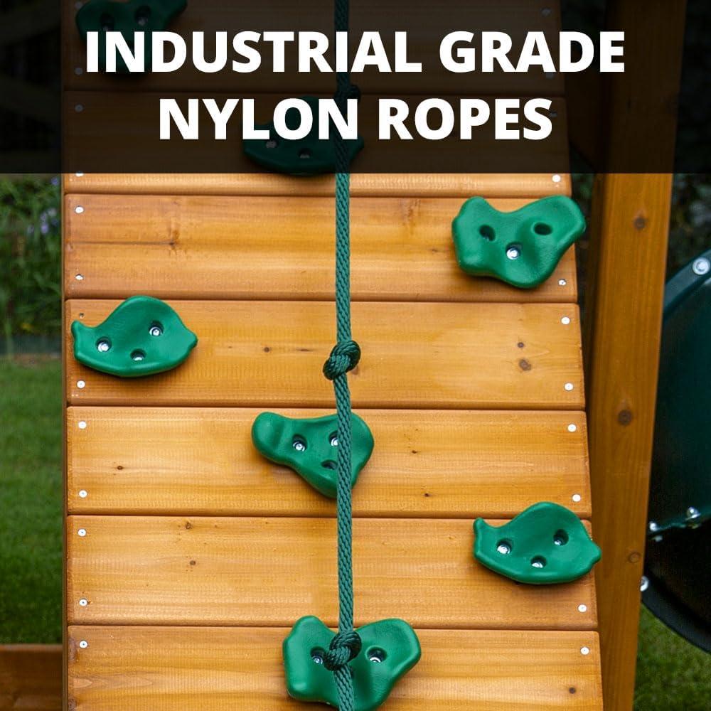 Gorilla Playsets Chateau Tower Swing Set with Wood Roof