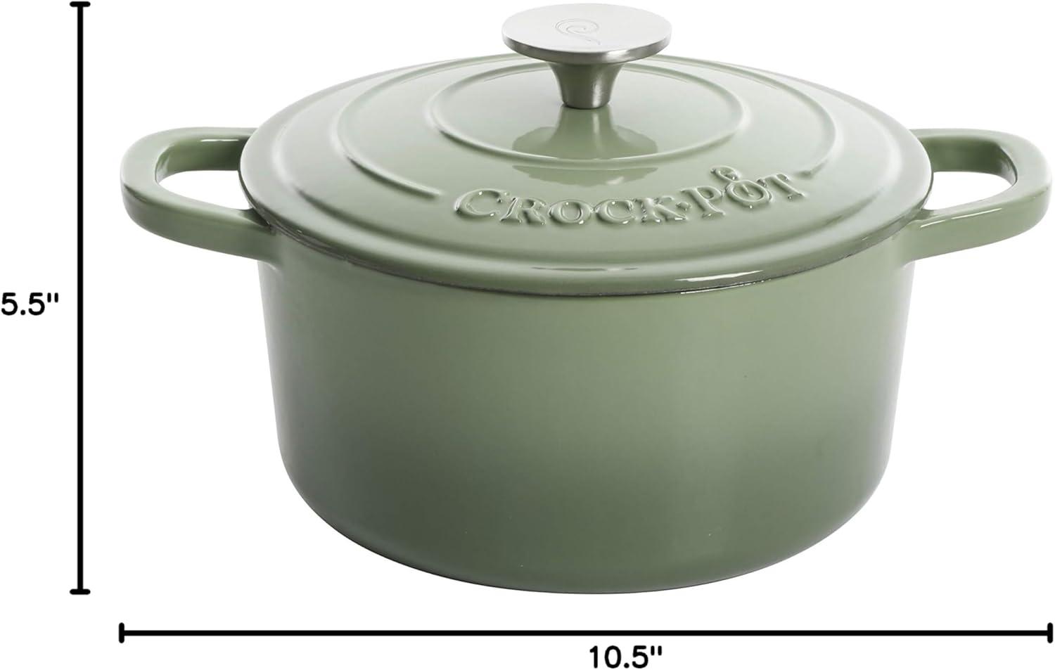 Crock-pot Crock-Pot Artisan Non-Stick Cast Iron Round Dutch Oven