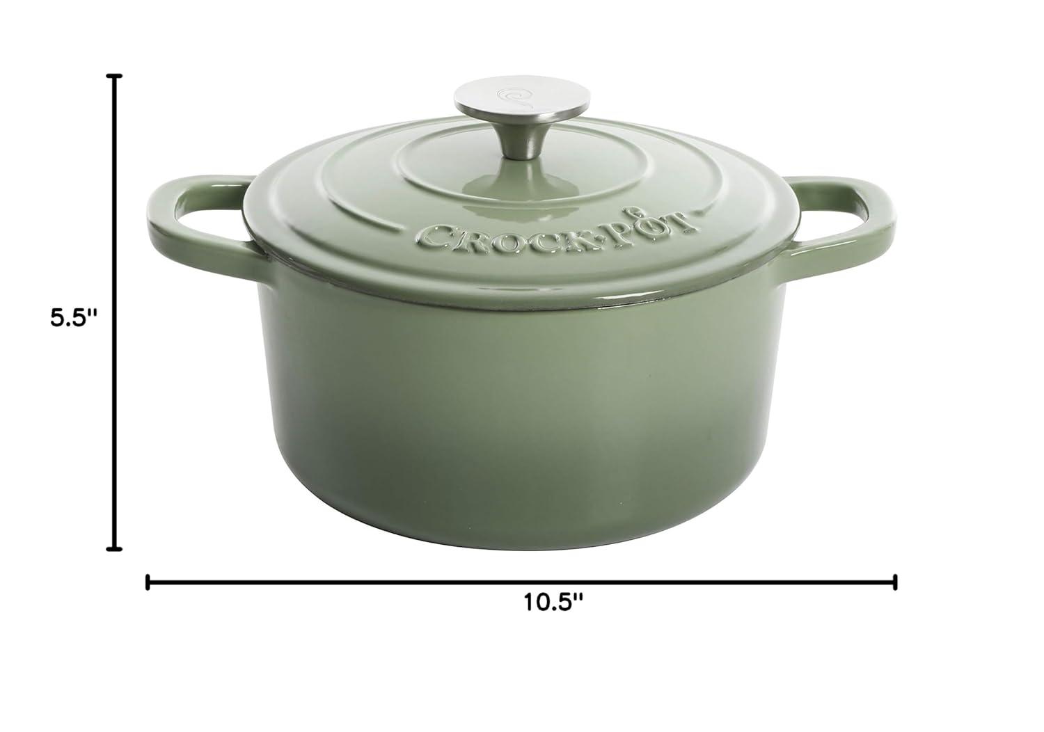Crock-pot Crock-Pot Artisan Non-Stick Cast Iron Round Dutch Oven