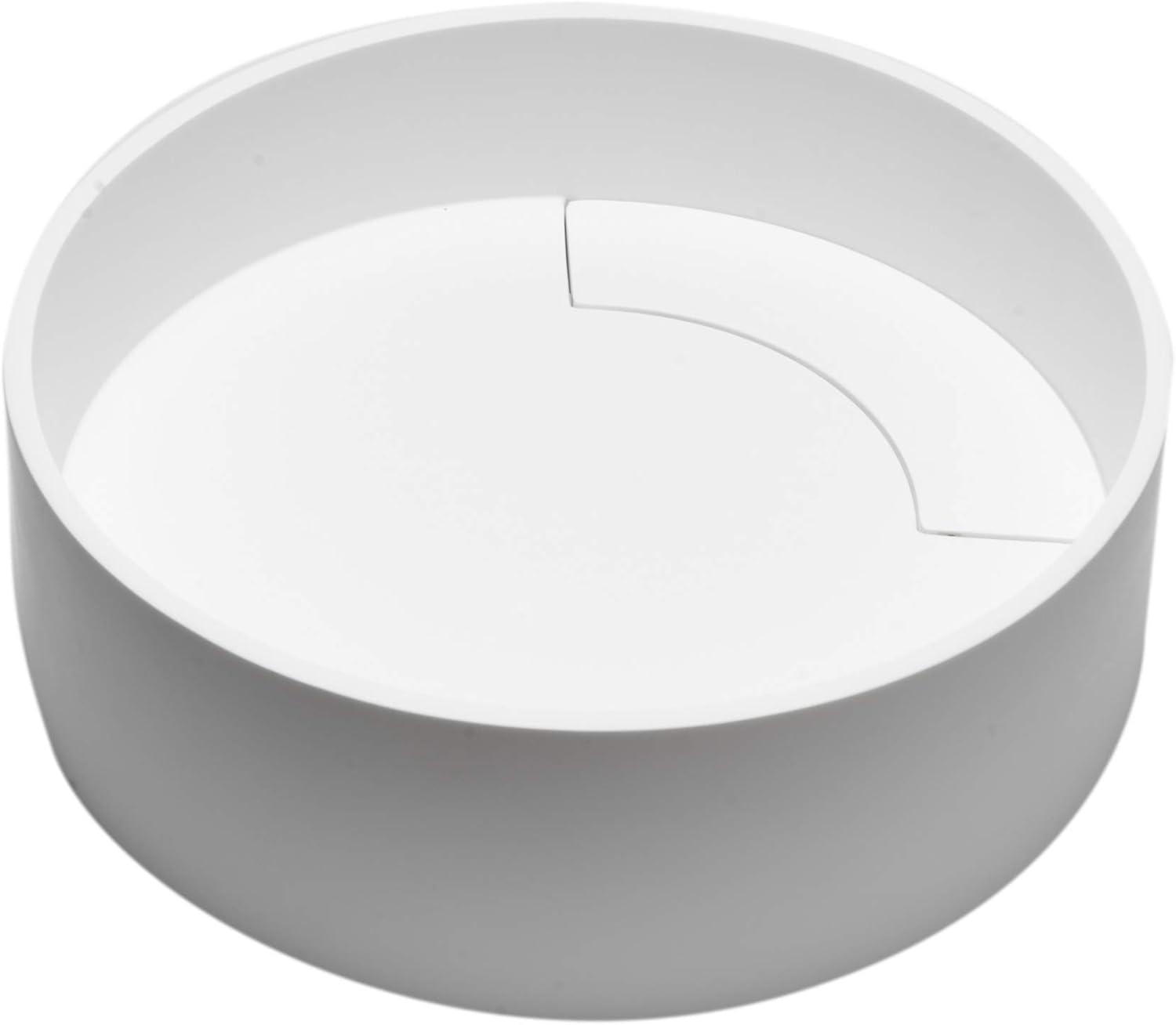 Alfi Brand 15.13'' Matte White Resin Circular Bathroom Sink