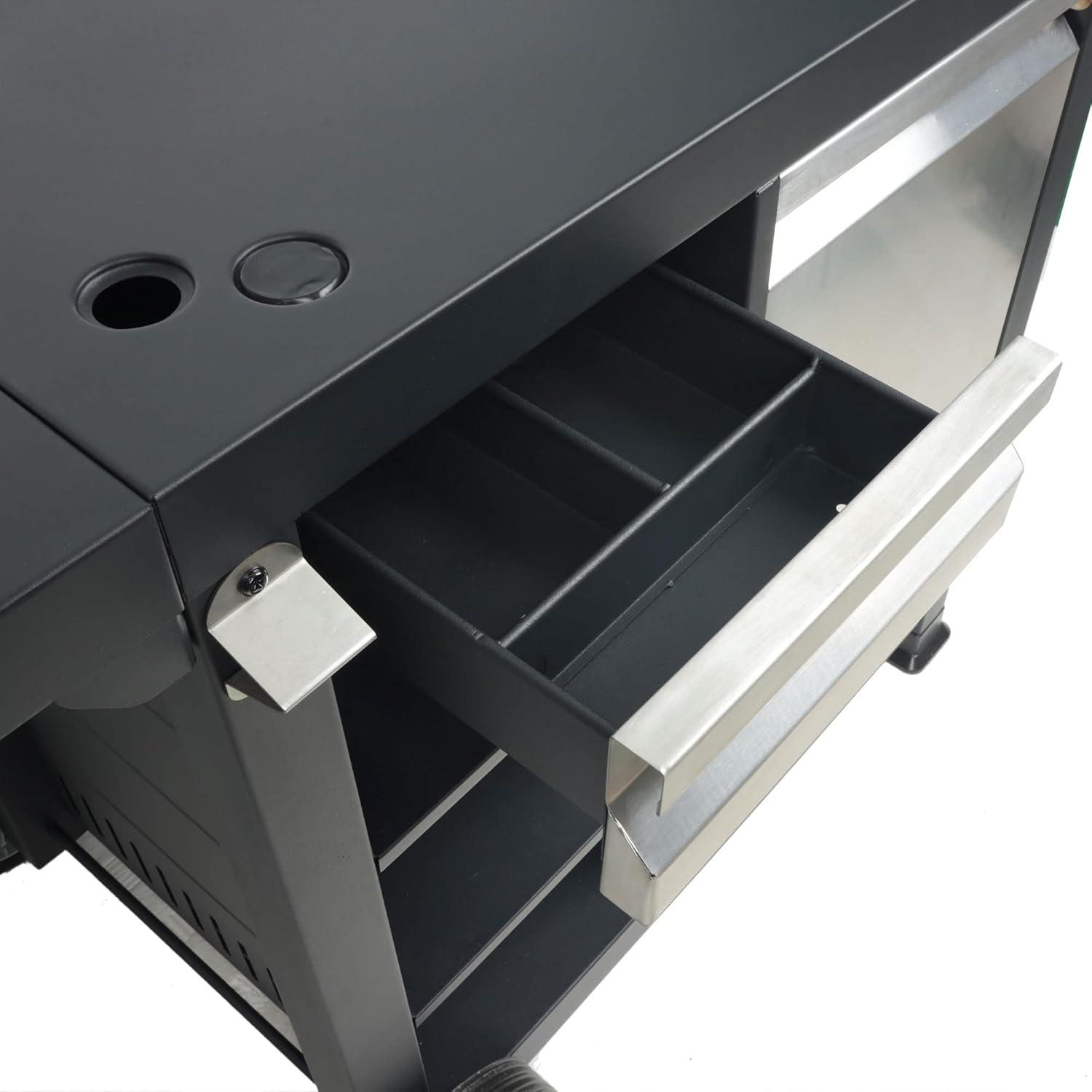 Razor Universal Rolling Prep Cart for Portable Outdoor Griddle and Grills