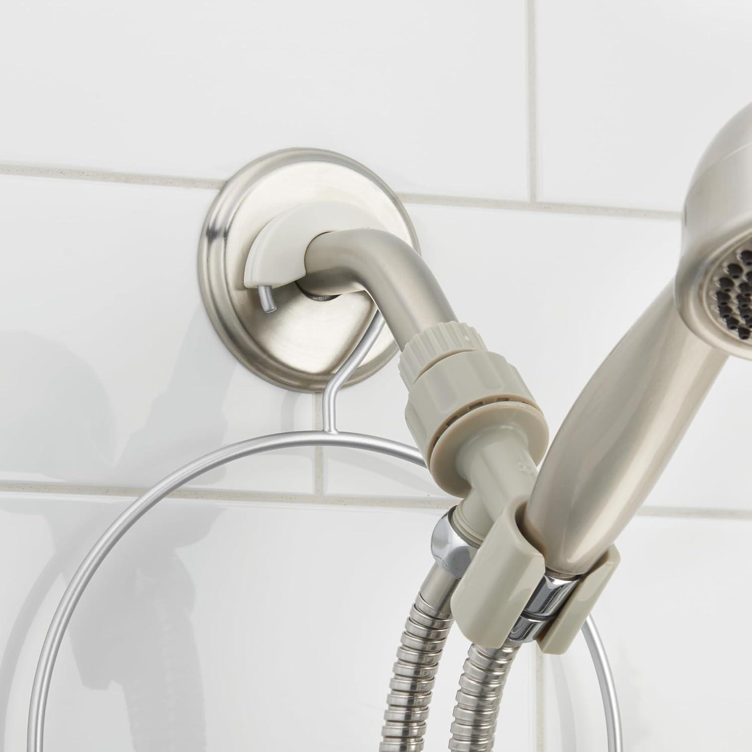 iDesign iDesign Classico Handheld Hose Hanging Shower Organizer, 15.98" x 6.46" x 12.99", Chrome