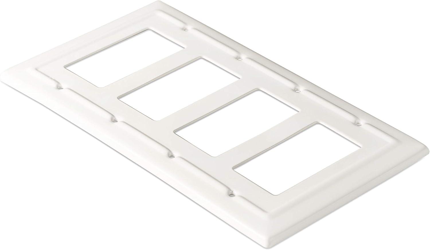 Architectural 4 - Gang Rocker Standard Wall Plate