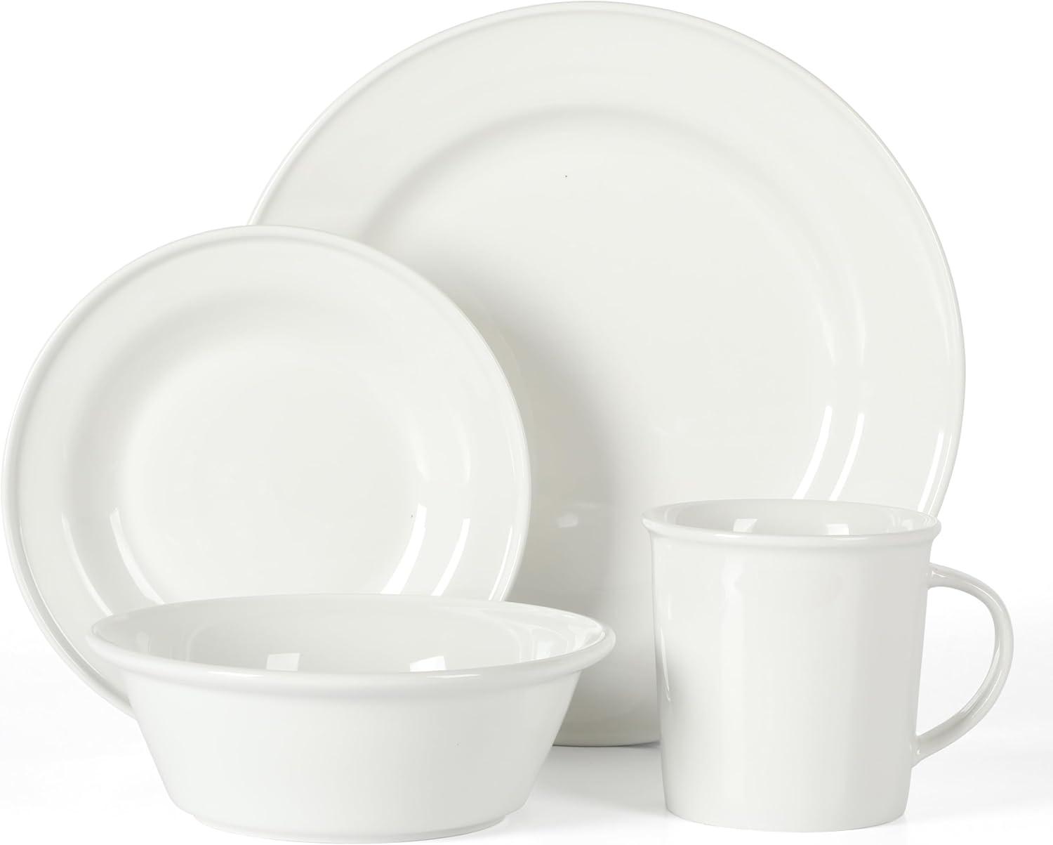 Martha Stewart Cliffield Ceramic Dinnerware Set - Service for 4