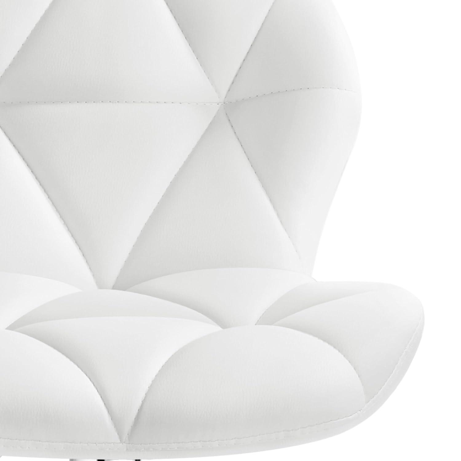 Yaheetech Barstools Set of 2, PU Leather Counter Stools Bar Chairs with Backrest, Height Adjustable Swivel Tall Chairs for Home Bar Kitchen Island, White