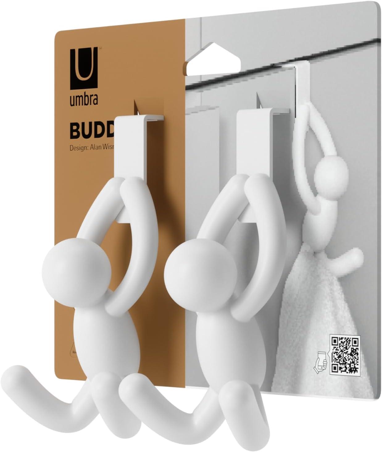 Umbra Buddy Plastic Over-the-Door Wall Hook (Set of 2)