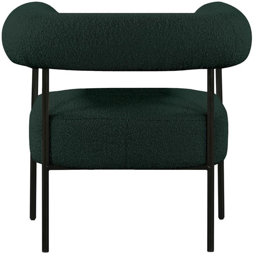 Meridian Furniture Blake Green Boucle Fabric Accent Chair