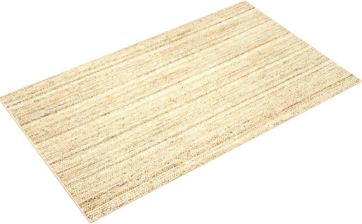 nuLOOM Rigo Hand Woven Jute Natural 3' x 5' Farmhouse Area Rug