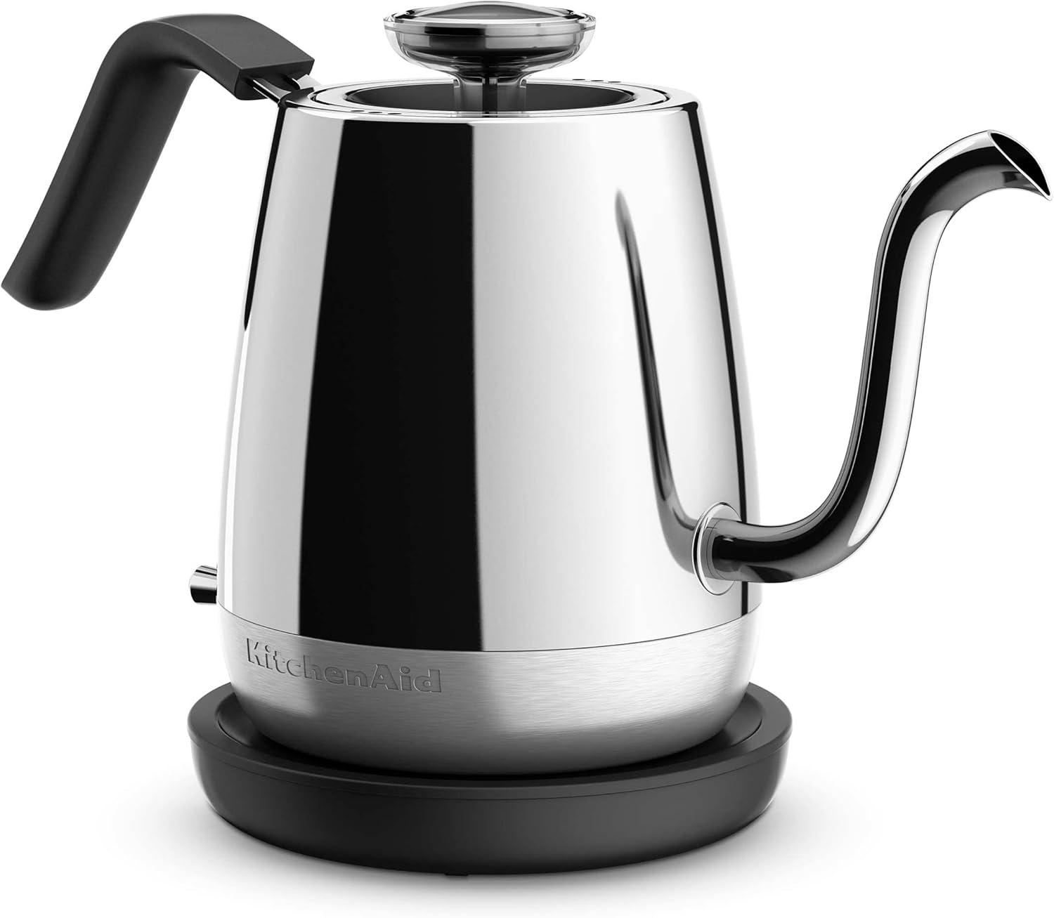 Stainless Steel 1.1 qt Gooseneck Electric Kettle