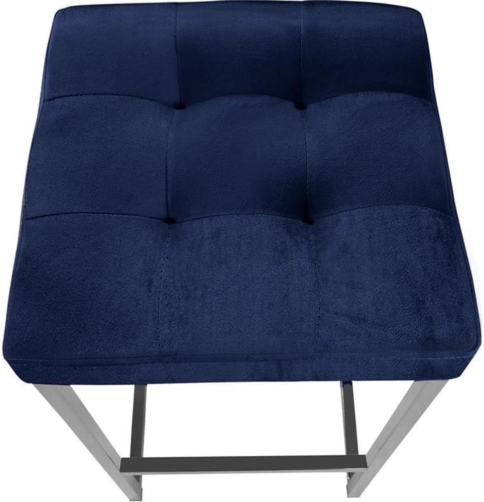 Derik Upholstered Stool with Metal Frame