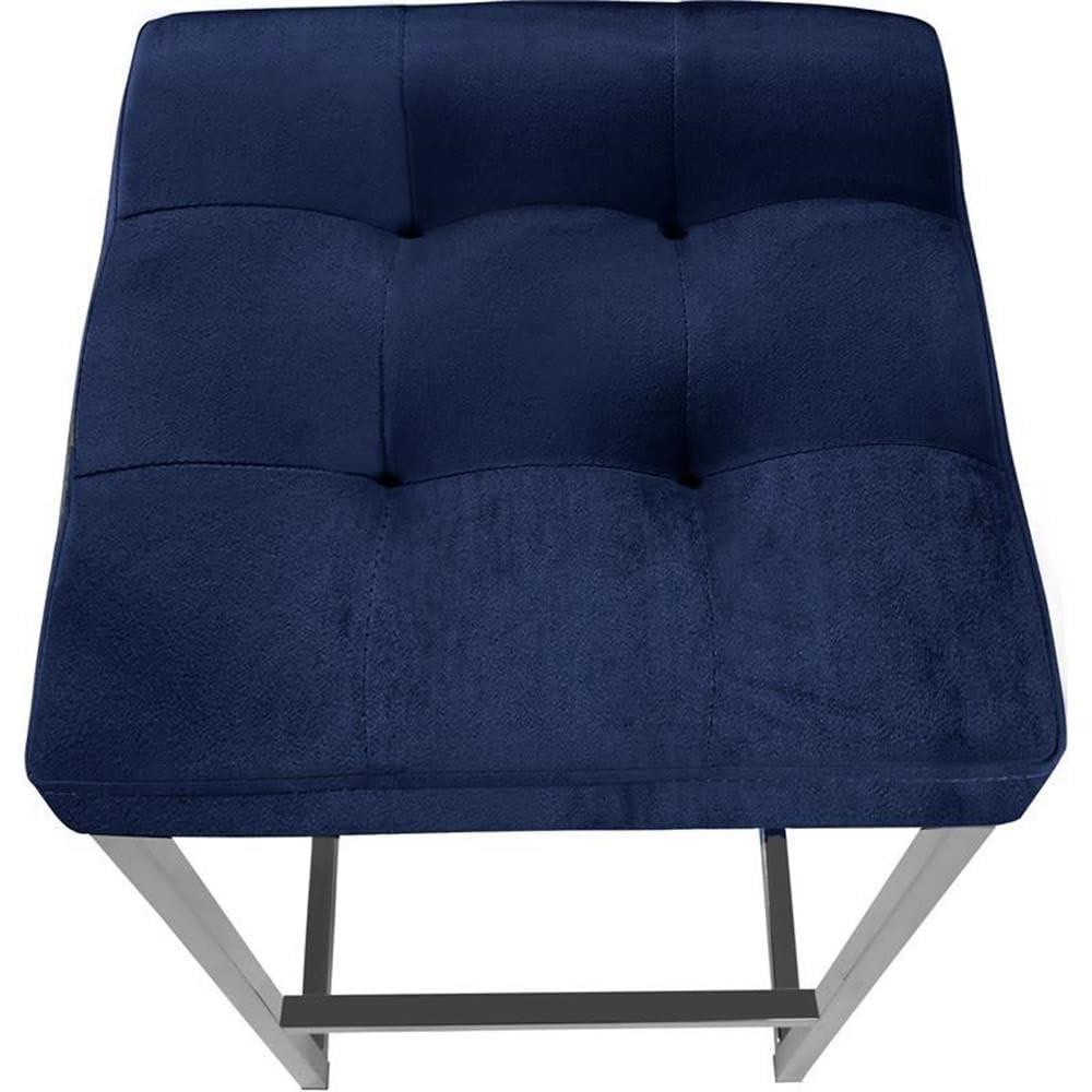 Derik Upholstered Stool with Metal Frame
