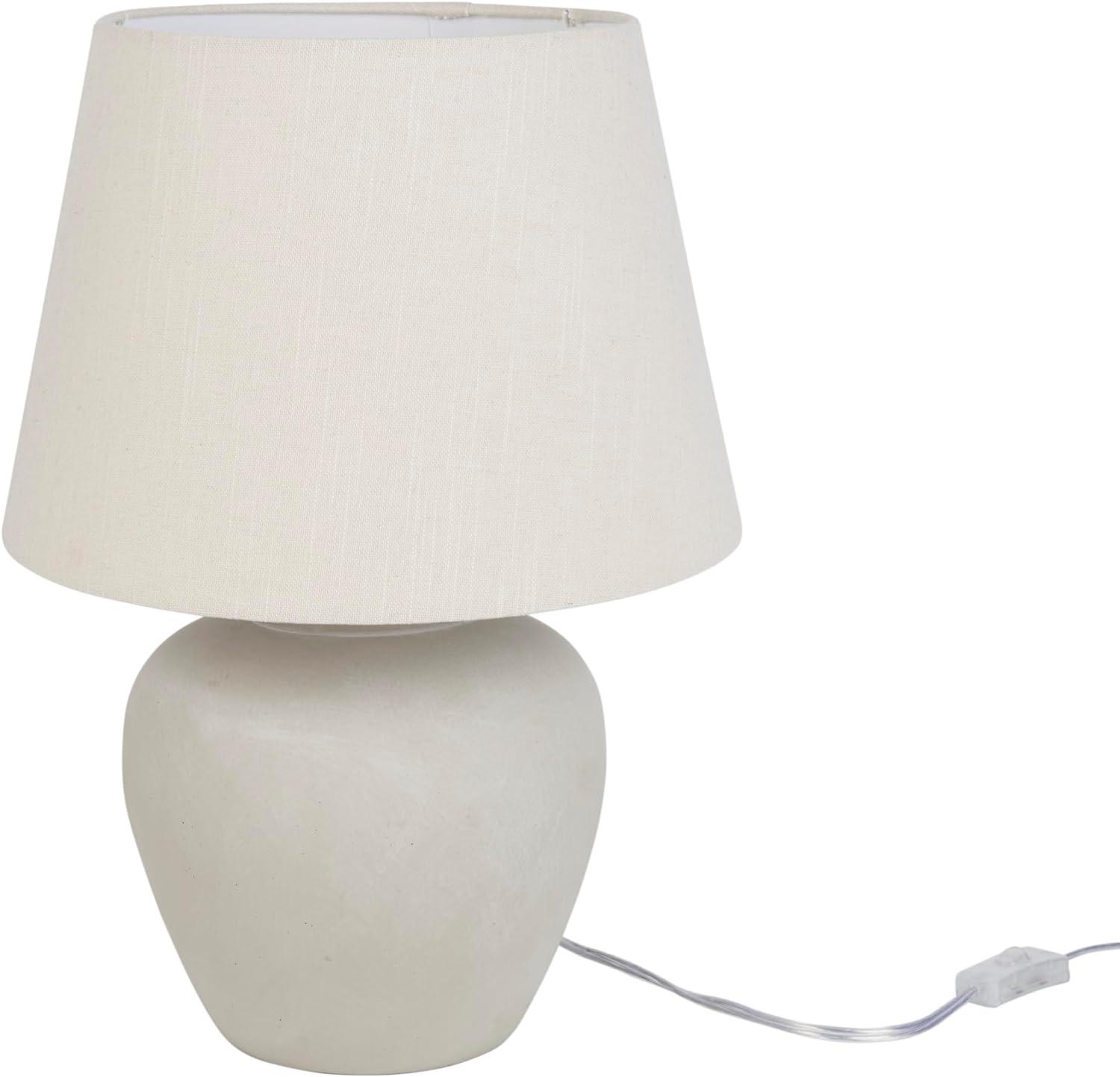 Nourison 20" Rustic Ceramic Pot Table Lamp