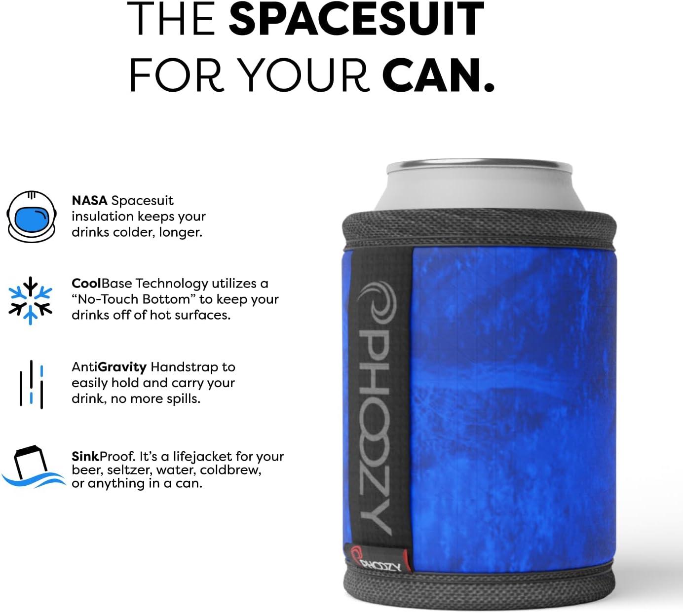 Marlin Blue Insulated Can Cooler with NASA Technology