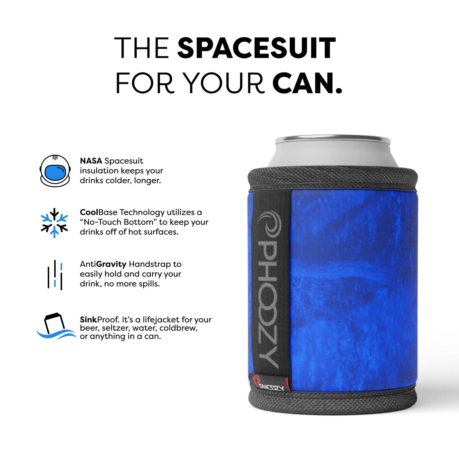 Marlin Blue Insulated Can Cooler with NASA Technology