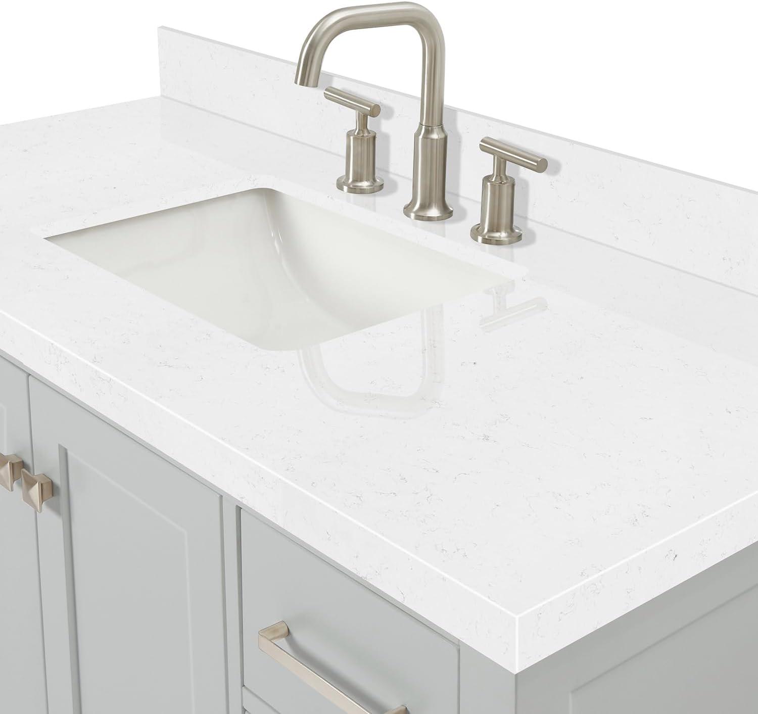 Ariel A049s-Bc Cambridge 48" Single Free Standing Vanity Cabinet Only - Grey