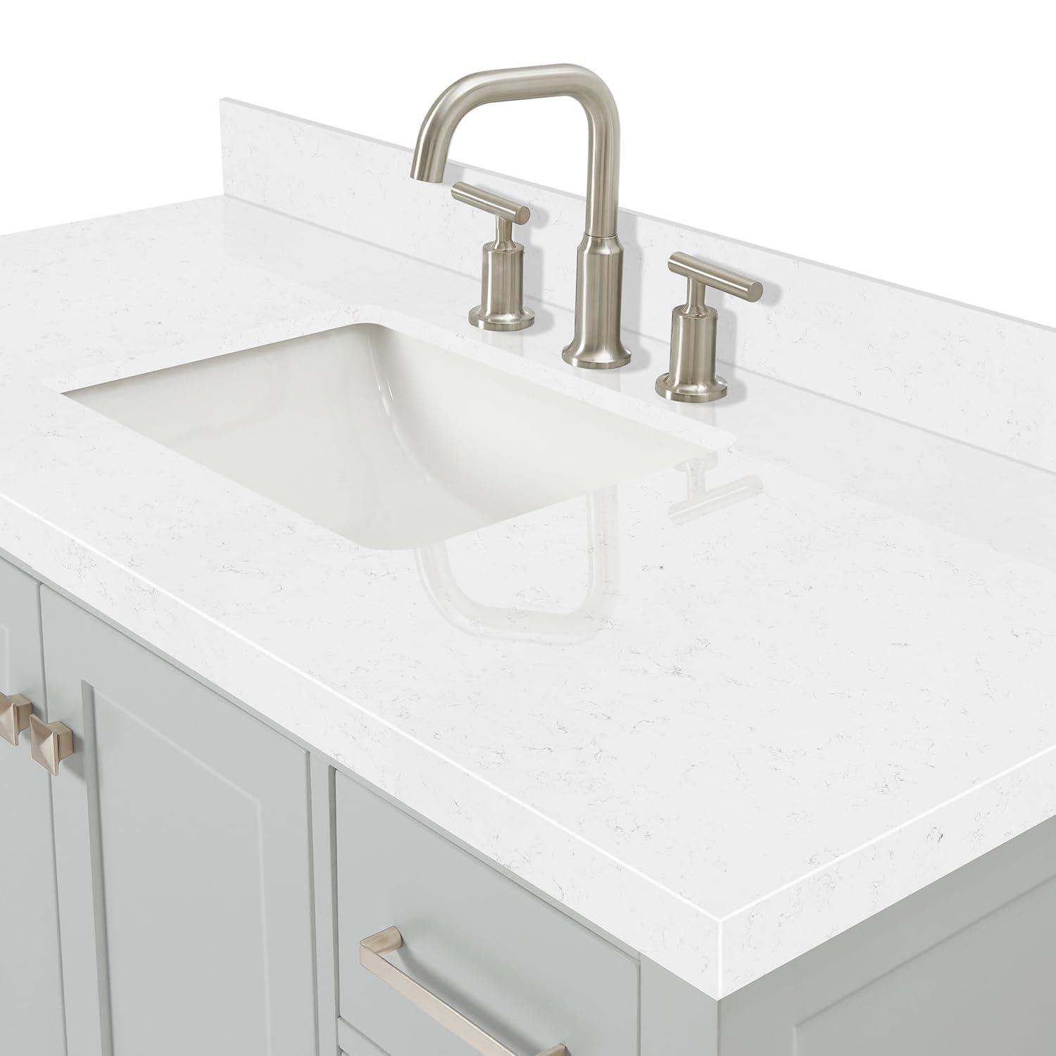 Ariel A049s-Bc Cambridge 48" Single Free Standing Vanity Cabinet Only - Grey