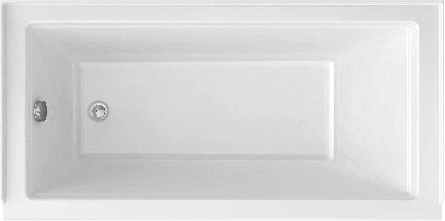 Town Square S 60'' x 30'' Alcove / Tile In Soaking Fiberglass Bathtub