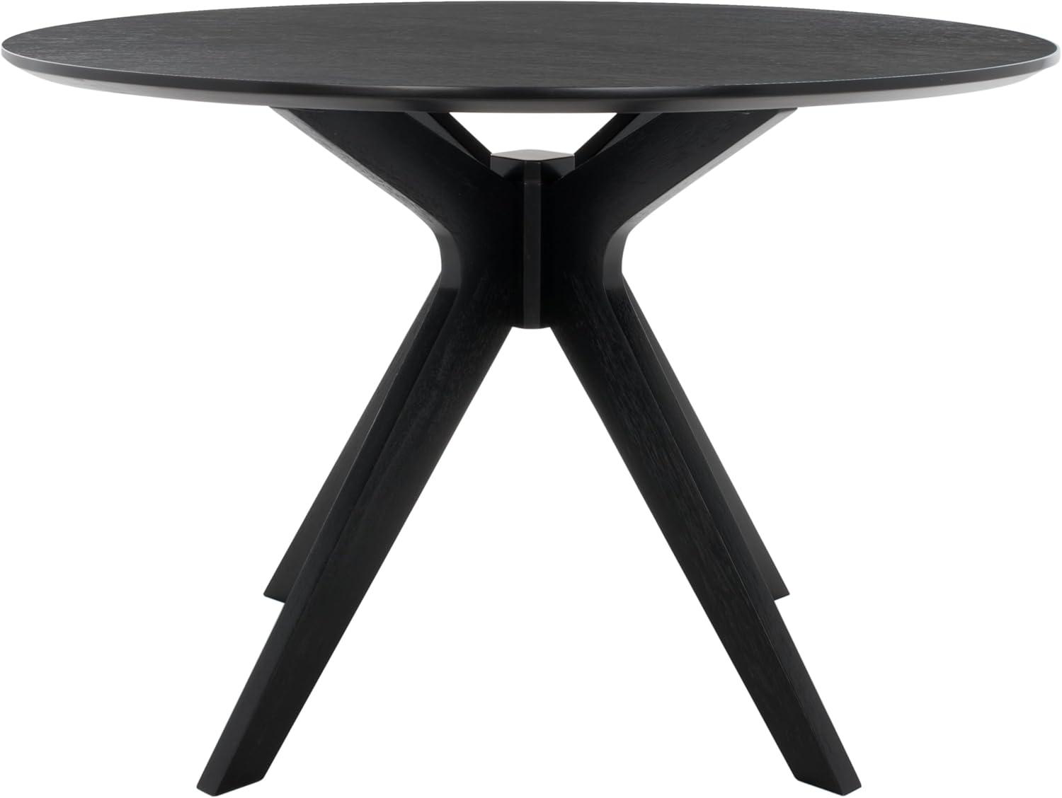 SAFAVIEH Couture Carolee 46" Round Dining Table, Black