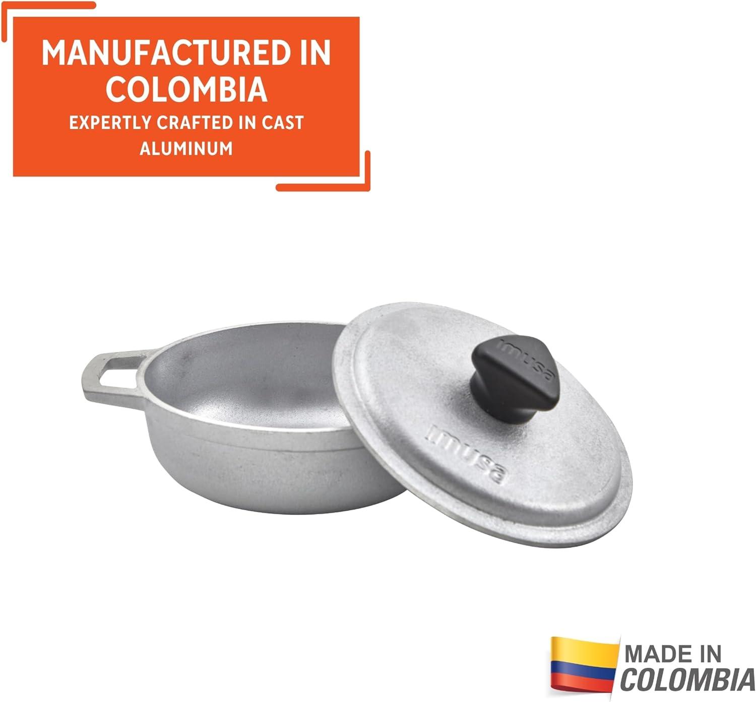IMUSA 0.5qt Cast Aluminum Mini Caldero 4pc Set