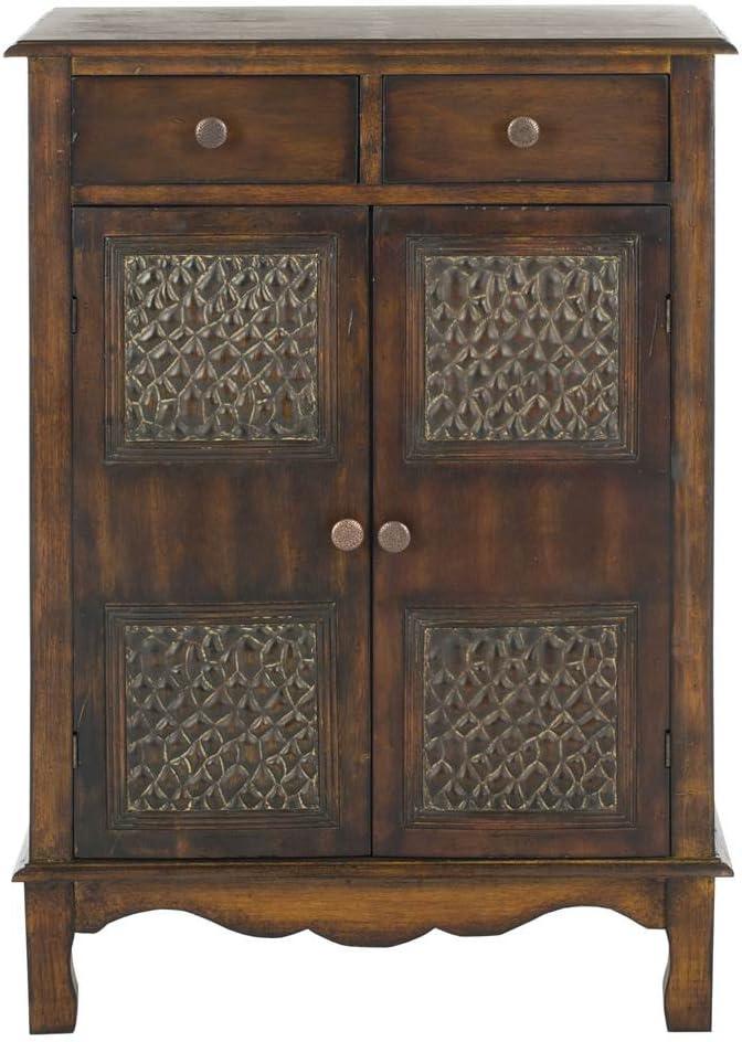 Evrychou Solid Wood Accent Cabinet