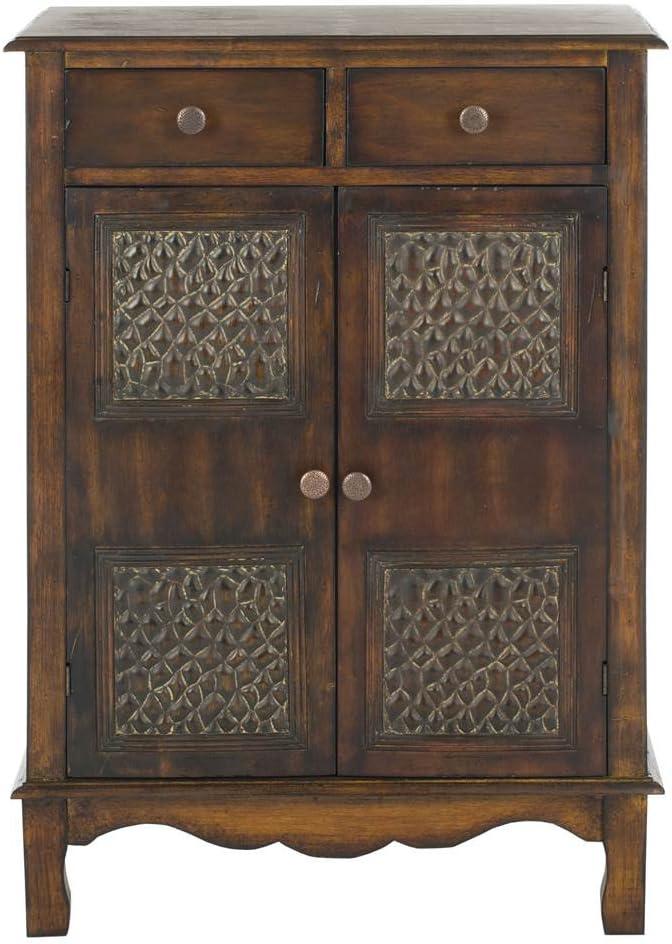 World Menagerie Evrychou Solid Wood Accent Cabinet