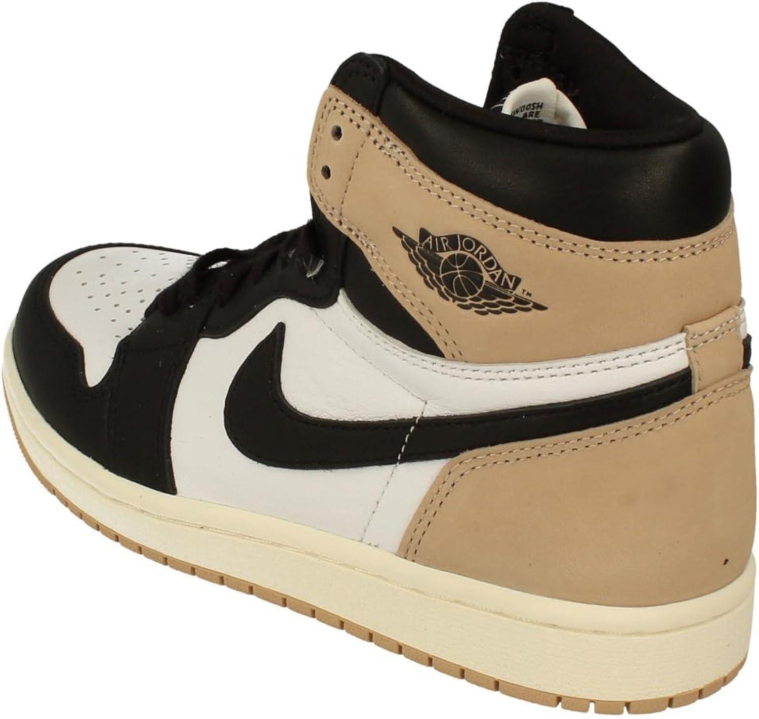 Women's Jordan 1 Retro HI OG Black/Legend MD Brown-White (FD2596 021) - 9.5