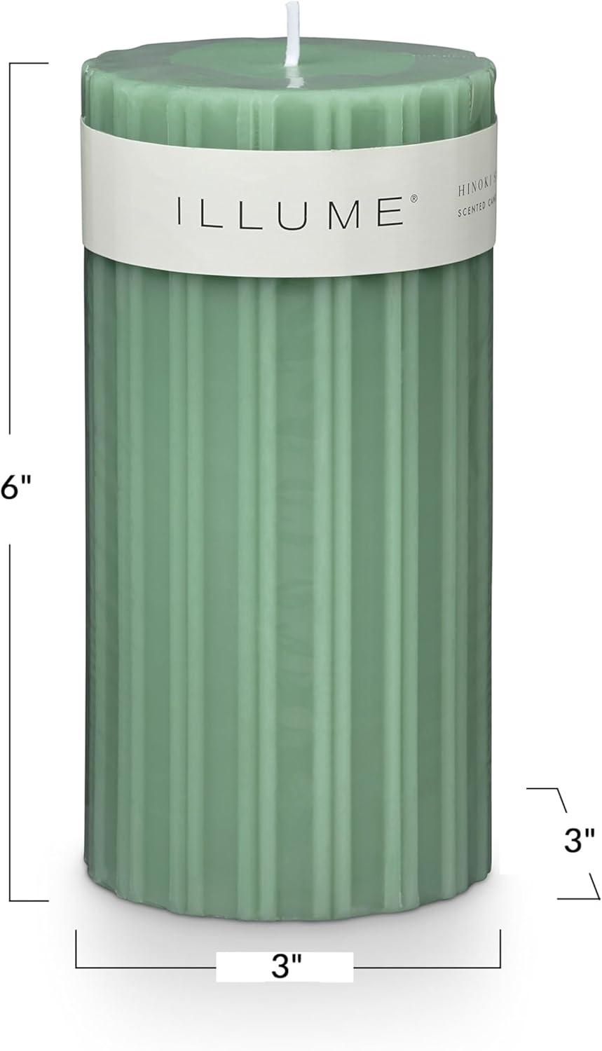 Selin Hinoki Sage Pillar Candle