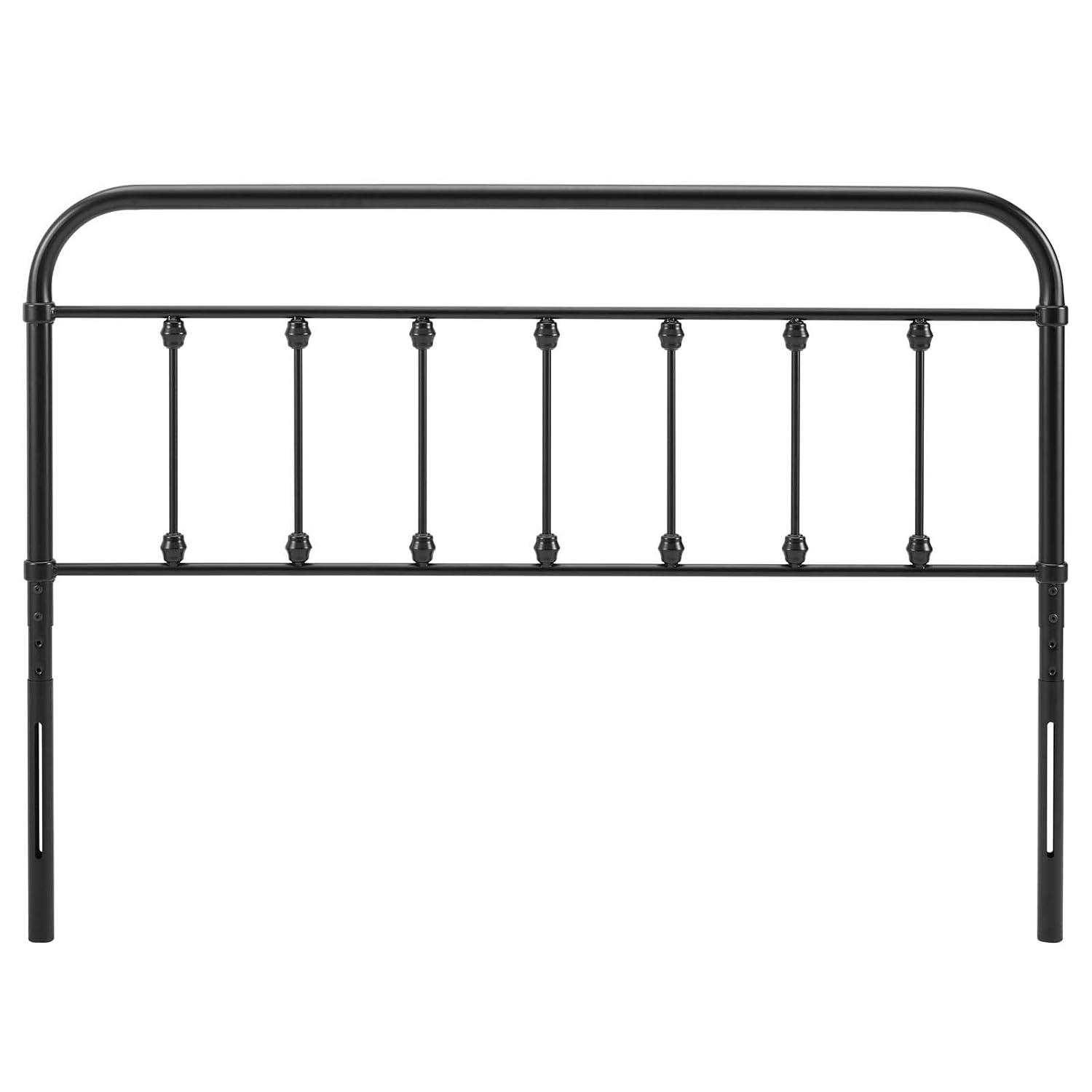 Modway Sage Metal Full Headboard in Black