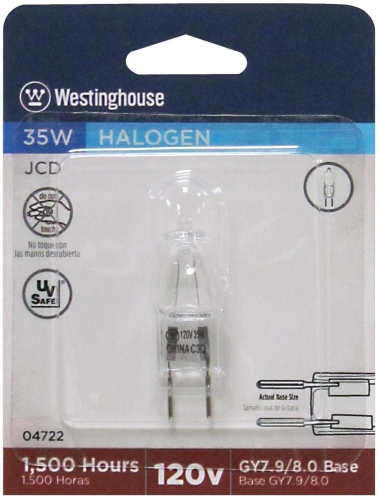 Clear 35-Watt Halogen T4 Decorative Bulb for Commercial Use