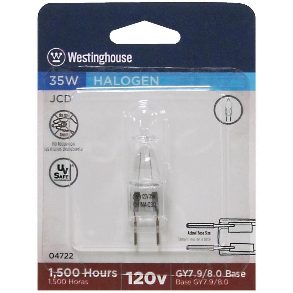 Clear 35-Watt Halogen T4 Decorative Bulb for Commercial Use