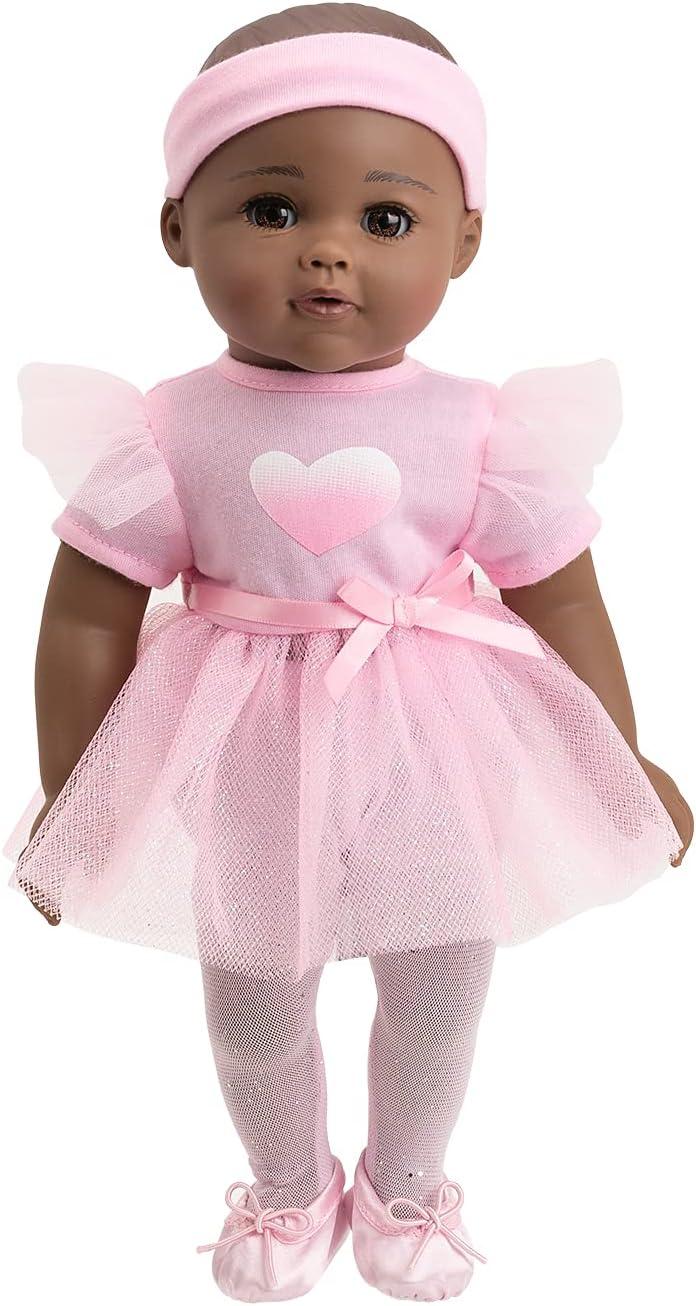 Adora Enchanting Baby Ballerina Collection, 13-inch Baby Doll Set with Pink Dress - Juliet