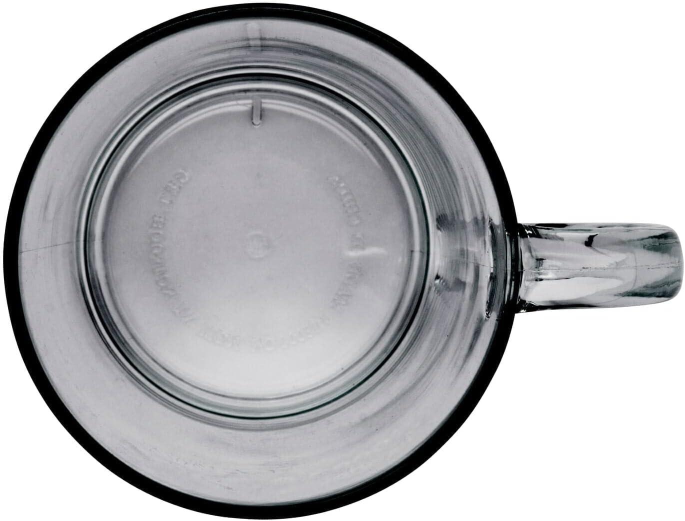 Clear SAN Plastic 20 oz Beer Mug with Handle