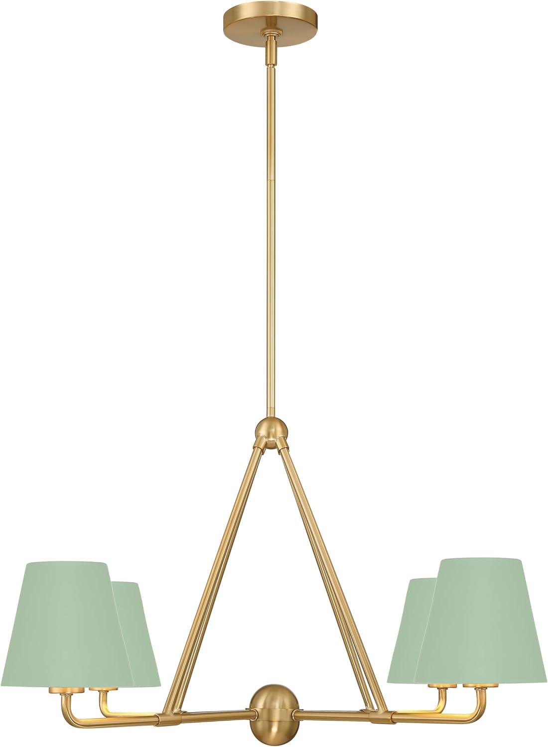 Crystorama Lighting - Xavier - 4 Light Chandelier In Traditional Style-17 Inches