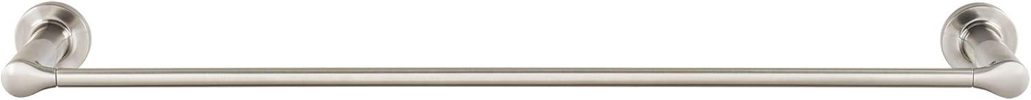 Brushed Nickel 24-Inch Wall Mounted Towel Bar