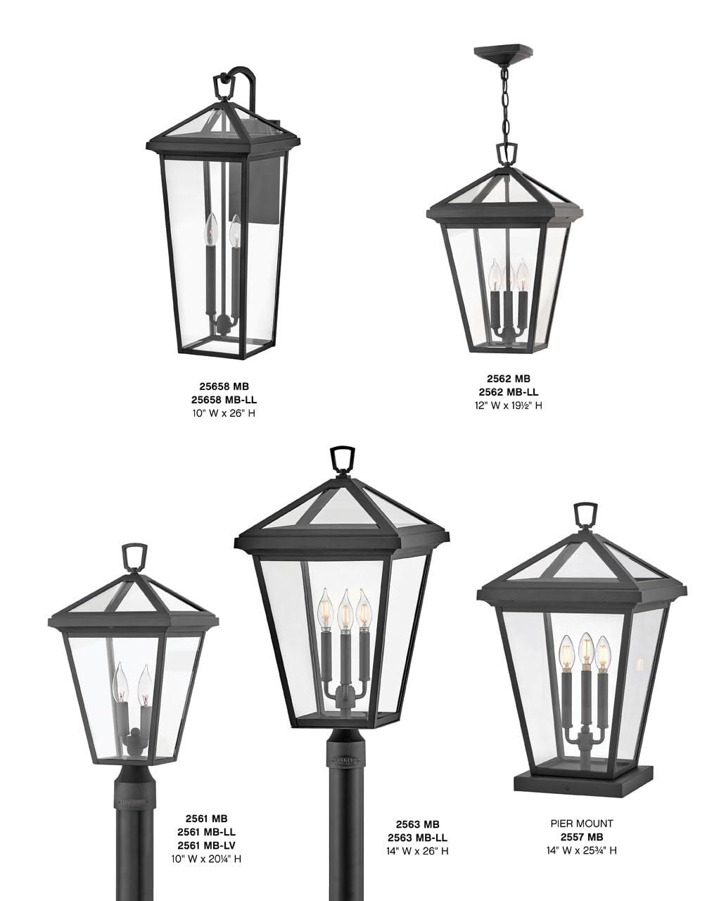 Aalford Place Bronze 3 - Bulb 19.5" H Outdoor Pendant