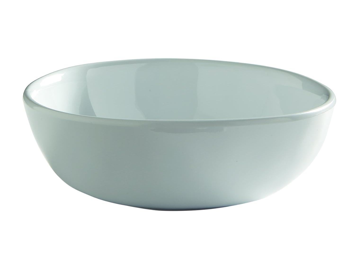 White Melamine Round Soup and Salad Bowl, 16 oz
