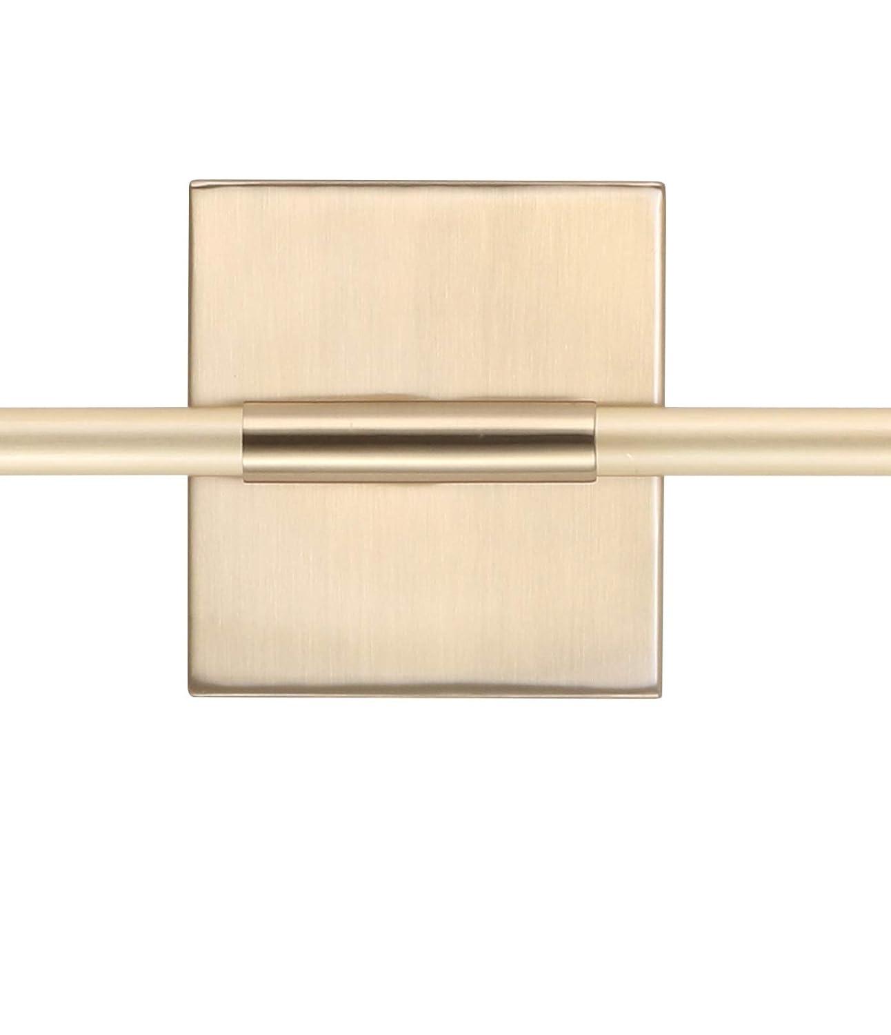 JONATHAN Y Makena 28" Modern Minimalist Dimmable Integrated LED Metal Wall Sconce, Brass Gold