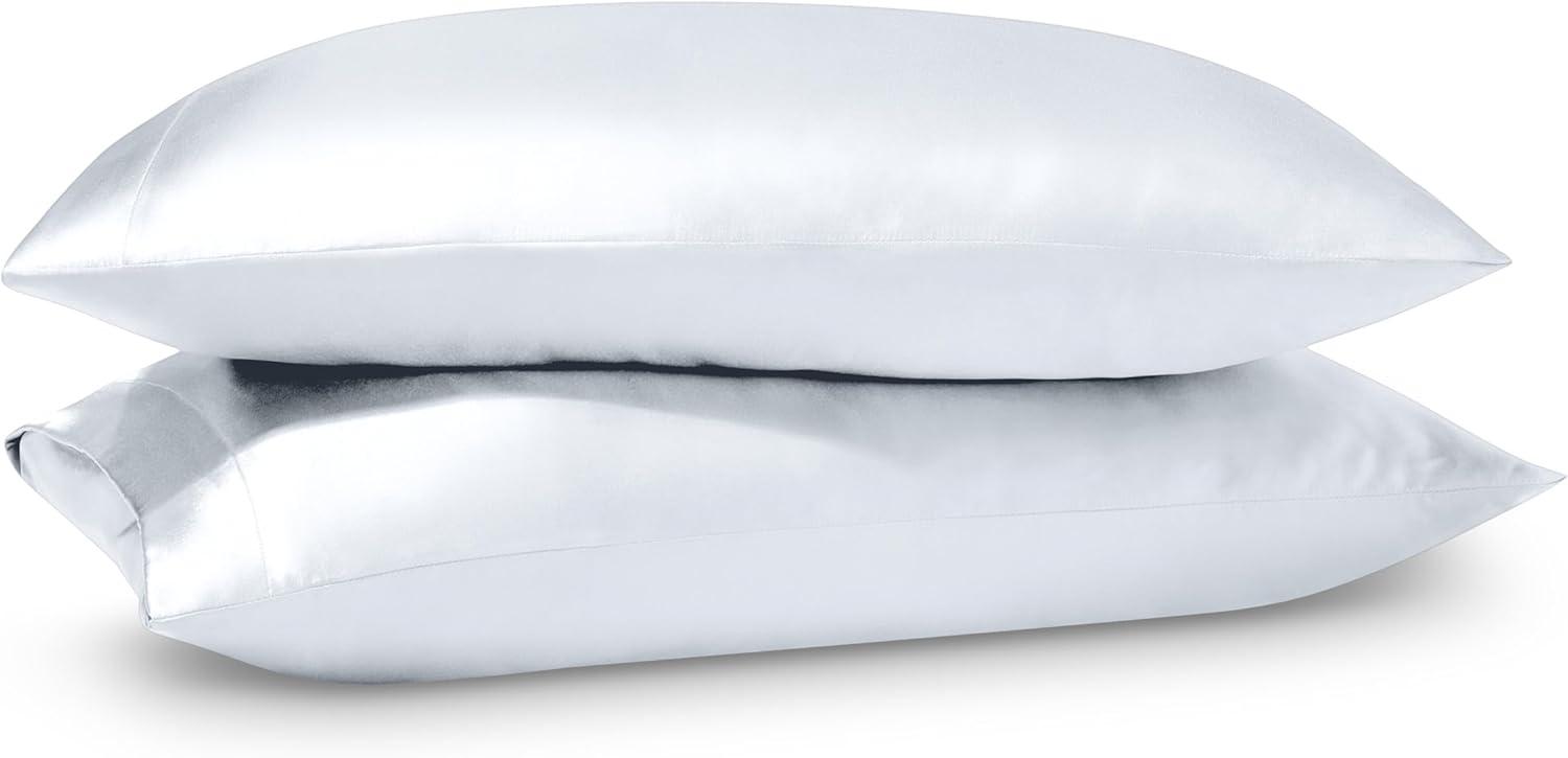 2 Pcs Satin Pillowcase Set for Hair and Skin by Bare Home