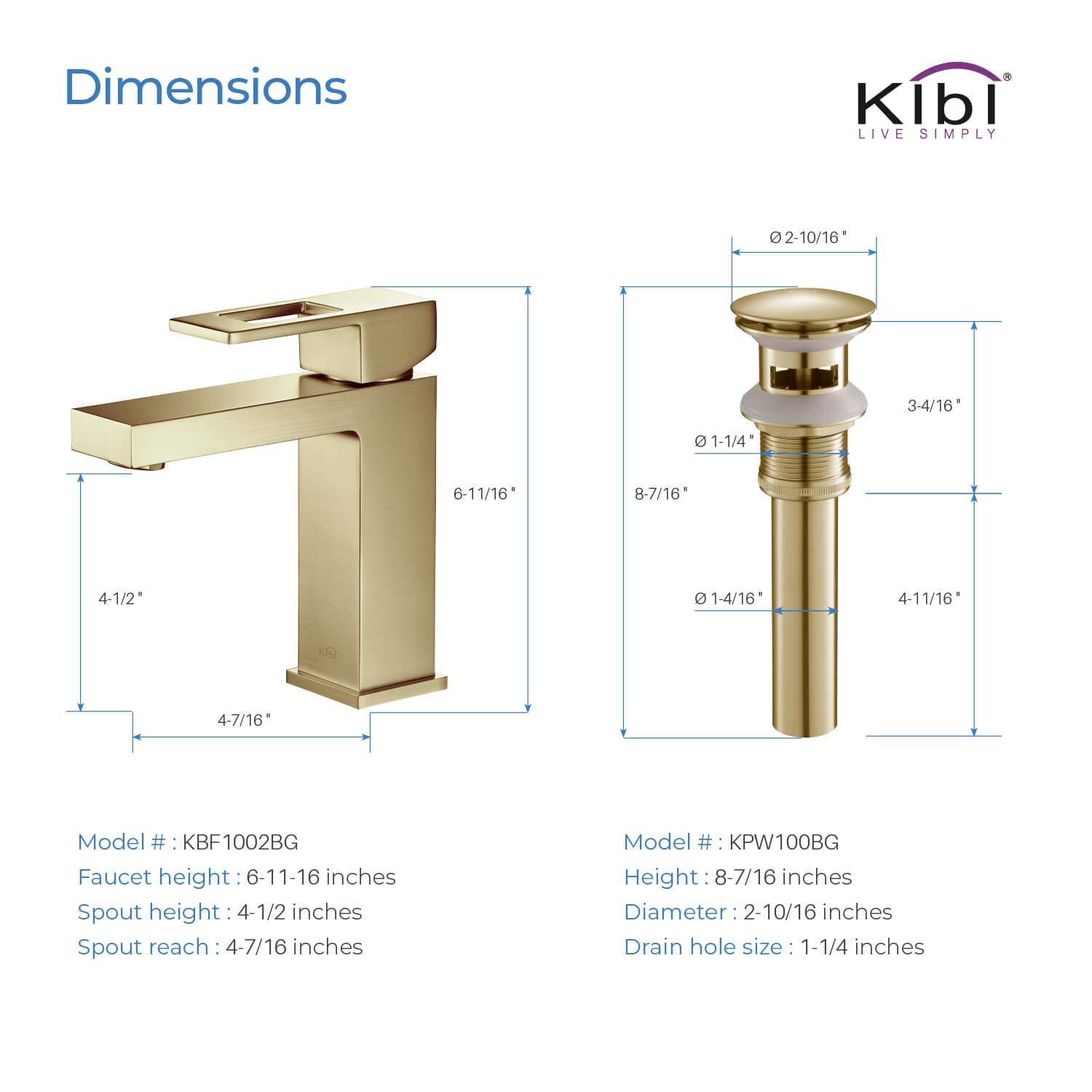 Cube Single-Hole Single-handle Bathroom Faucet