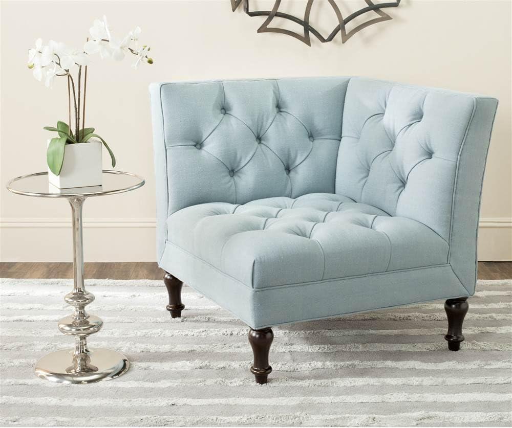 Jack Tufted Corner Chair  - Safavieh