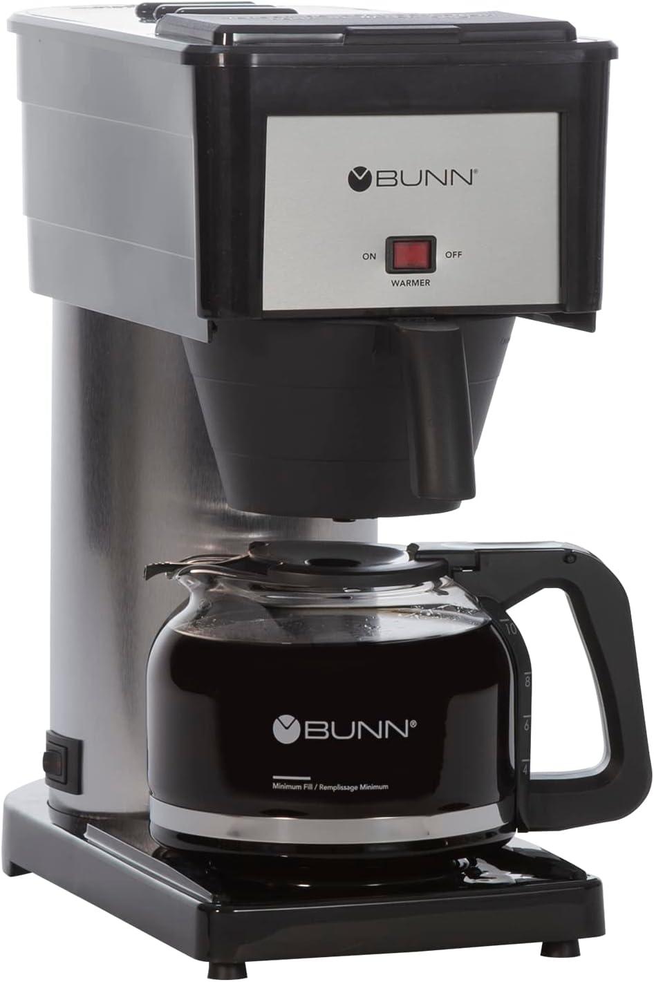 BUNN BXB Stainless Steel 10 Cup Drip Coffee Maker (Condition: New)