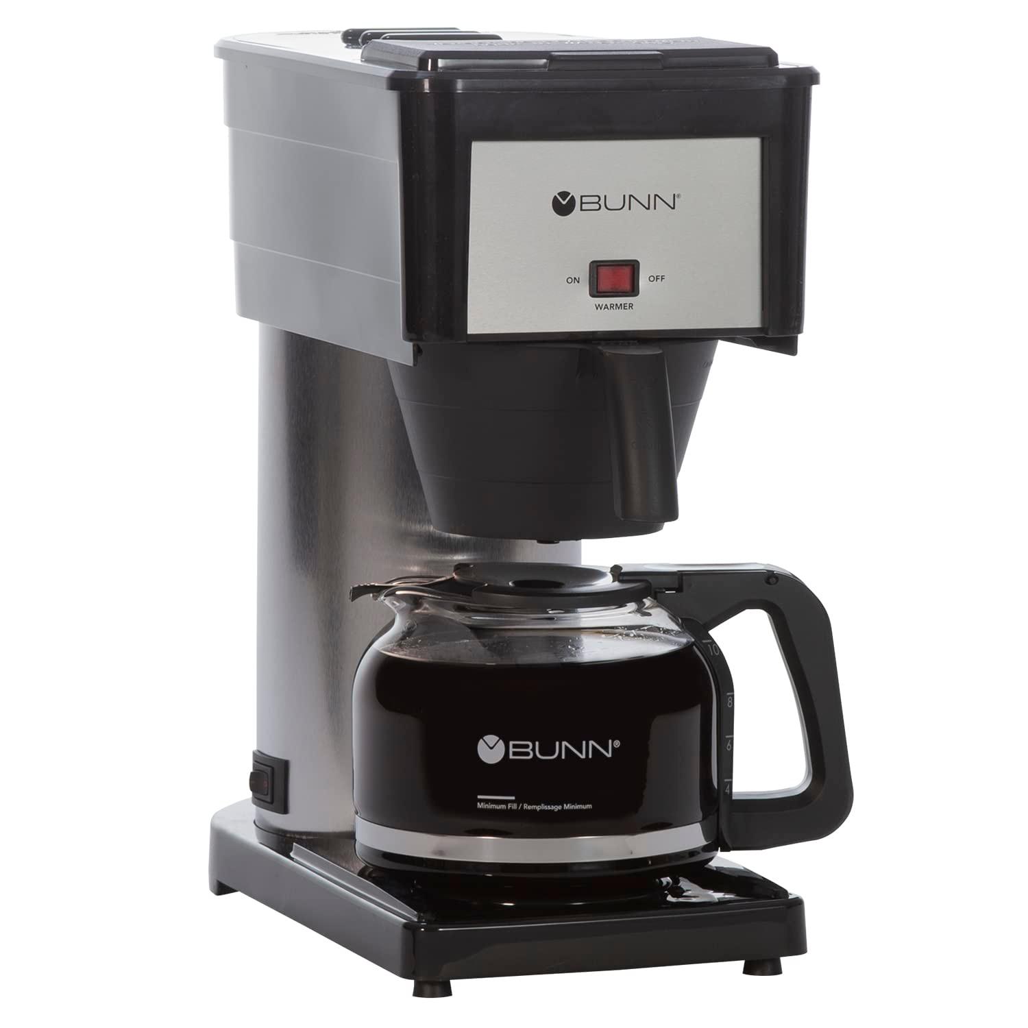BUNN BXB Stainless Steel 10 Cup Drip Coffee Maker (Condition: New)