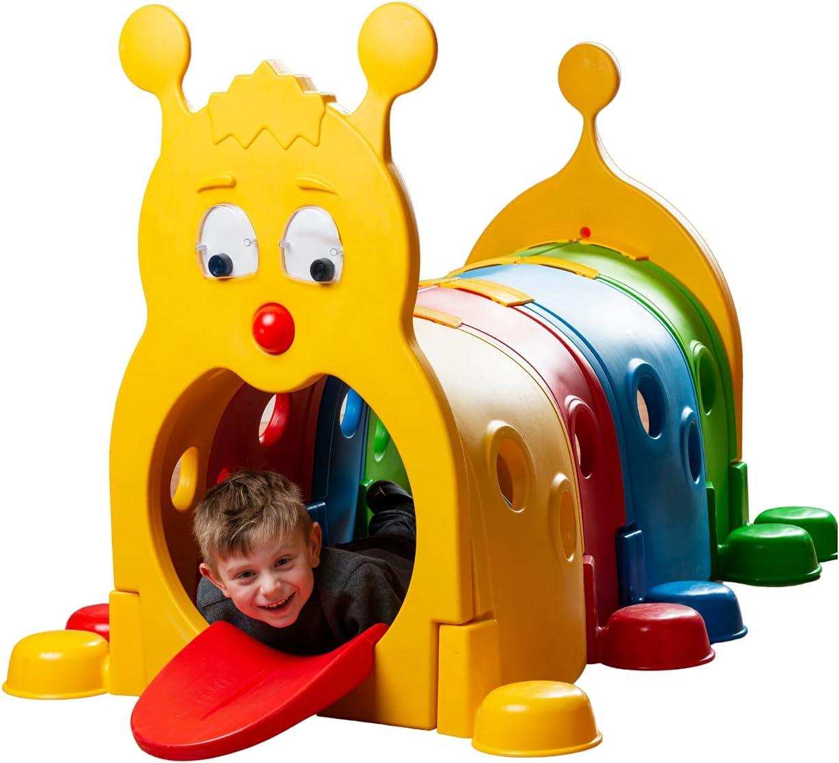 Caterpillar Tunnel For Kids - Climb and Crawl Daycare Play Equipment - Durable, and Safe Play Structure for Children